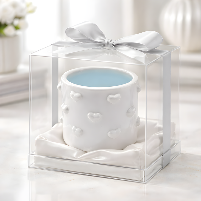 Heart Porcelain Candle Jar