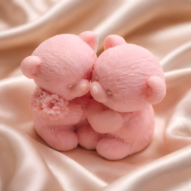 Love Teddy Wax Candle