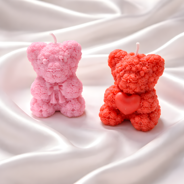Teddy Wax Candles
