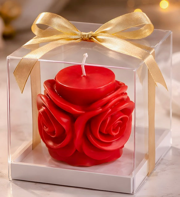 Rose Cube Wax Candles