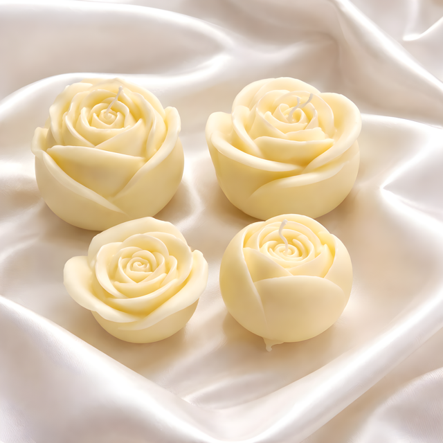 Rose Wax Candles
