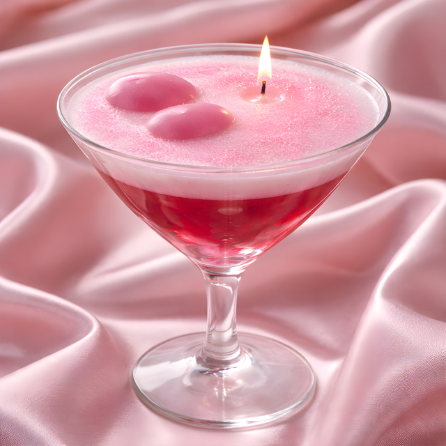 Pink Martini Candle